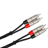 Hosa Pro Stereo Interconnect Dual REAN RCA to Dual REAN RCA - 10ft / 3.0m
