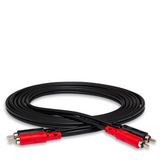 HOSA Stereo Interconnect Dual RCA to Dual RCA - 1m
