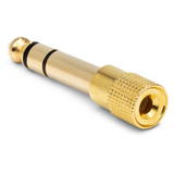 HOSA Headphone Adaptor 3.5 mm TRS to 1/4 in TRS
