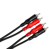 HOSA Stereo Interconnect Dual RCA to Dual RCA - 1m