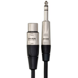 HOSA Pro Balanced Interconnect REAN XLR3F to 1/4 in TRS - 15ft / 4.6m