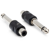 HOSA Adaptors RCA to 1/4 in TS