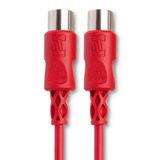 HOSA MIDI Cable 5-pin DIN to 5-pin DIN (Straight to Straight) Red - 5ft / 1.5m