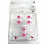 Final Audio Earpiece Type E Clear Red (set 5 pair) (FI-EPECL2A4_EN)
