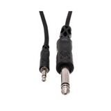 HOSA Mono Interconnect 3.5 mm TS to 1/4 in TS - 5ft / 1.5m