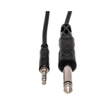 HOSA Mono Interconnect 1/4 in TS to 3.5 mm TRS - 5ft / 1.5m