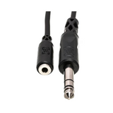 HOSA Headphone Adaptor Cable 3.5 mm TRS to 1/4 in TRS - 25ft / 7.6m