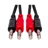 HOSA Stereo Interconnect Dual 1/4 in TRS to Dual 1/4 in TRS - 3m