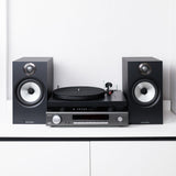 Debut Carbon + Bowers 606 + Arcam SA20 - Black