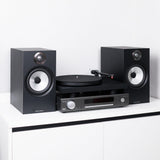 Debut Carbon + Bowers 606 + Arcam SA20 - Black