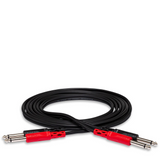 HOSA Stereo Interconnect Dual 1/4 in TS to Dual 1/4 in TS - 1m