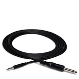 HOSA Mono Interconnect 1/4 in TS to 3.5 mm TRS - 5ft / 1.5m