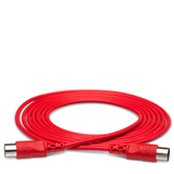HOSA MIDI Cable 5-pin DIN to 5-pin DIN (Straight to Straight) Red - 5ft / 1.5m
