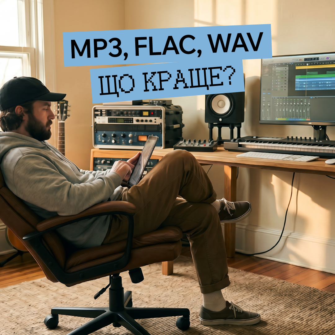 Аудіоформати MP3, FLAC, WAV: який формат кращий для музики