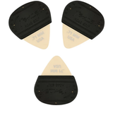 FENDER MOJO GRIP DURA-TONE 0.71 DELRIN PICKS - 3 WHITE