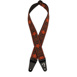 FENDER STRAP 2 inch PASADENA WOVEN ORANGE WALLFLOWER