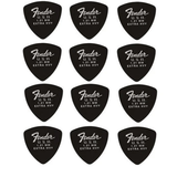 FENDER 346 SHAPE DURA-TONE 1.21 DELRIN PICKS BLACK 12 PACK