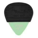 FENDER MOJO GRIP DURA-TONE 0.58 DELRIN PICKS - 3 PACK SURF GREEN