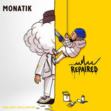 Monatik - Repaired (Limited Edition) [EP] - Yellow/White Split Vinyl