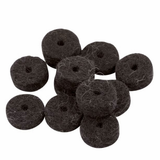 STRAP BUTTON FELT WASHERS BLACK