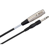 HOSA Balanced Interconnect XLR3F to 1/4 in TRS - 20ft / 6.1m