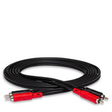 HOSA Stereo Interconnect Cable Dual RCA to Dual RCA - 3m