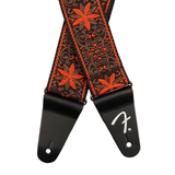 FENDER STRAP 2 inch PASADENA WOVEN ORANGE WALLFLOWER