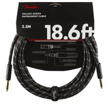 FENDER CABLE DELUXE SERIES 18.6 ft BLACK TWEED