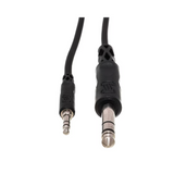 HOSA Stereo Interconnect 3.5 mm TRS to 1/4 in TRS - 10ft / 3.0m