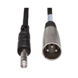 HOSA Pro Balanced Interconnect REAN 1/4 in TRS to XLR3M - 15ft / 4.6m