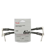 FENDER CABLE PROFESSIONAL SERIES 6 inch PATCH BLACK