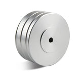 GOKA GK-R22C 2in1 Record Stabilizer With 45RPM Adapter - Silver