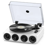 1 by ONE All-In-One Turntable LP03 - Gloss White