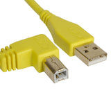 UDG Ultimate Audio Cable USB 2.0 AB Angled 1m - Yellow