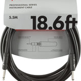 FENDER CABLE PROFESSIONAL 18.6 ft BLACK