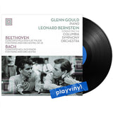 Glenn Gould & Leonard Bernstein - Beethoven Concerto No.2 In B-Flat Major & Bach Concerto No.1 In D Minor [LP]