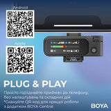 BOYA MIC 2-02 Type-C/TRS - Black