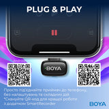 BOYA mini-12 Type-C/Lightning - Black