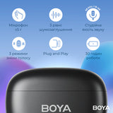 BOYA mini-12 Type-C/Lightning - Black