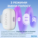 BOYA mini-13 Type-C/Lightning - White