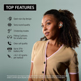 Sony LinkBuds Clip BT 5.3 TWS Green