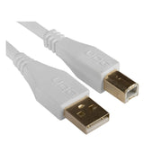UDG Ultimate Audio Cable USB 2.0 AB Straight 1m - White