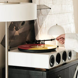 1 by ONE All-In-One Turntable LP03 - Gloss White