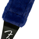 FENDER STRAP 2 inch POODLE PLUSH STRAP BLUE