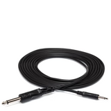 HOSA Mono Interconnect 3.5 mm TS to 1/4 in TS - 5ft / 1.5m