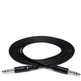 HOSA Balanced Interconnect 1/4 in TRS to 1/4 in TRS (Straight to Straight) - 10ft / 3.0m