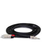 HOSA Pro Stereo Breakout REAN 3.5 mm TRS to Dual RCA - 3ft / 0.9m