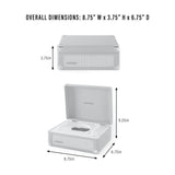 Crosley Cruiser CD Player - White Farmhouse