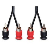 HOSA Stereo Interconnect Cable Dual Right-angle RCA to Dual Right-angle RCA - 2m