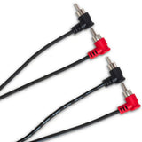 HOSA Stereo Interconnect Cable Dual Right-angle RCA to Dual Right-angle RCA - 2m